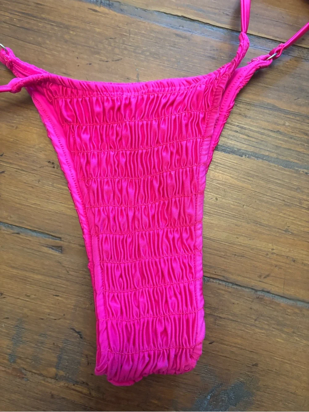 Frankie’s bikinis candy pink divine skimpy bikini bottoms